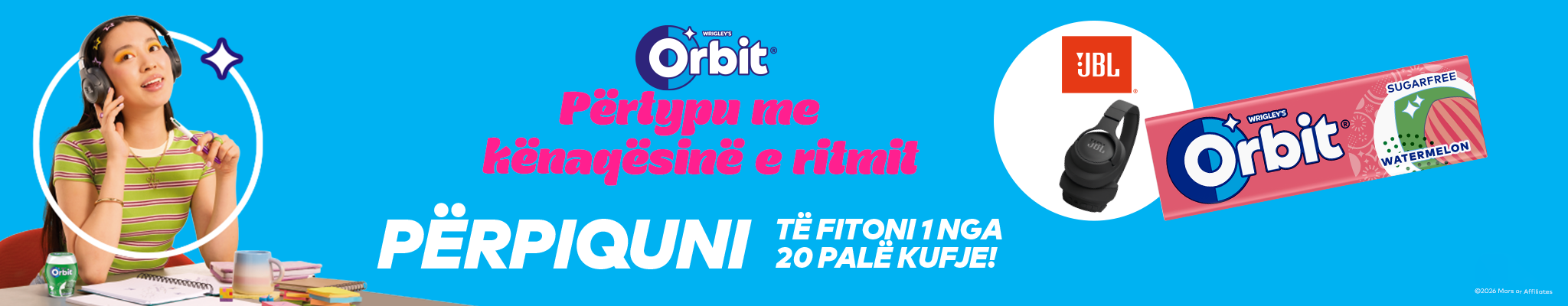 banner with campaign logo