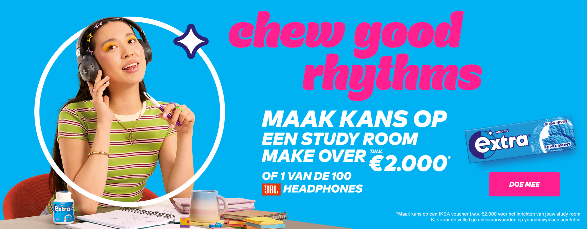 banner with campaign logo